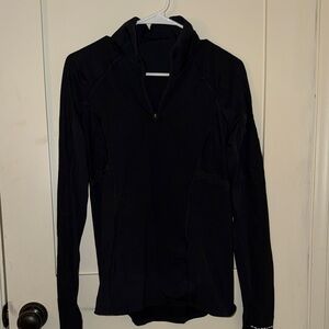 Lululemon lightweight black quarter zip